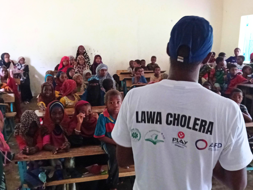 Lawa Choléra, prévention à l'école